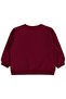 Basic Sweatshirt for Ages 2-5 - Burgundy - 2