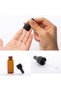 AJIODA Eye Dropper Bottle, 10 Pack 10ml Amber Glass Bottles with Glass Eye Dropper Dispenser & Funnels for Essential Oils, Chemistry Lab Chemicals, Colognes & Perfumes - 3