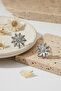 Women's Daisy Flower Design Gray Bijoux Earrings - 6