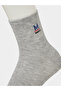 Pack of 5 - Graphic Print Ribbed Cuff Crew Socks - 3