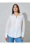White Eyelet Long Sleeve Shirt - 3