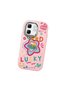 Infinix Hot 50I Compatible Case Camera Protector Pink Silicone Couple Phone Case Heart Pattern - 3