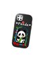 Realme C25S Compatible Case Camera Protector Black Silicone Couple Phone Case Panda Patterned - 3