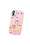Samsung Galaxy A04E Compatible Case Camera Protector Pink Silicone Couple Phone Case with Bear Pattern - 3