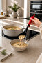 30 cm Plastic Ladle 220 Degree Heat Resistant Bpa Free Non-Stick Surface Compatible Soup Serving Ladle Ergonomic Handle Kitchen Ladle