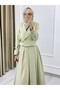 41337 Tie-Dye Detailed Jacket and Skirt Set – Modern and Elegant Islamic Two-Piece Set - 5