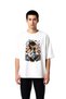 Men's Oversized T-Shirt Electric Guitar Playing Wolf Print Music Art Design Daily Casual Modern Stylish