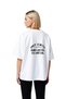 Metal Music Lover's Cat Design Printed Women's Oversize T-Shirt