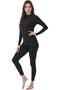 Women's Thermal Underwear Set Long Sleeve Top and Pants Base Layer for Cold Weather Ultra Soft Moisture Wicking 4 Way Stretch 3D Slim Fit Skin Friendly