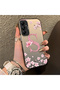 Samsung Galaxy M14 Compatible Silicone Edge Hard Back Case Couple Phone Case with Letter S Pattern - 3