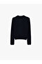 Long Sleeve Polo Collar Hair Braided Knitwear Sweater - 6