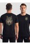 Bozkurt and Turkish Motif Front and Back Printed Unisex T-Shirt