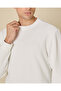 Boys White Jacquard Crew Neck Sweatshirt - 4