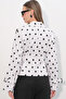 Women's Belted Short Trench Coat 5970 - White - 7