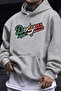 Unisex Printed Oversize Hoodie Hooded Sweatshirt