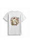 Ice Cream Holding a Red Hat Octopus Printed Women's T-Shirt - 2