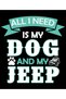 My Dog and My Vehicle Are Enough Printed Men's Oversize T-Shirt - 3