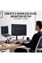 Laptop Stand with 360° Rotating Base, Ergonomic Computer Riser for Desk, Adjustable Height Multi-Angle, Foldable Laptop Mount, Stable Metal Holder Support 10-15.6" Notebook PC, Black - 7