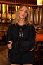 Women's Oversize Sweatshirt Match Flame Printed Black – Crew Neck, 3 Thread Raster Fleece - 2