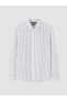 Lcw Business Navy Blue Slim Fit Striped Men's Shirt - 4