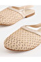 Girls Pink Textured Mule - 4