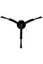 Black dual-brush stone sweeper - 2