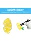 4-pack Kärcher Yellow Cloth Steam Cleaner - 4