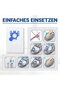 10-piece vacuum cleaner dust bag set, blue - 4