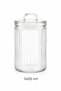 1400 ml Glass Storage Jar |   Glass Food Jar with Lid |   Coffee, Beans and Nuts Storage Container - 4
