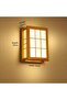 Solid wood wall lamp bedroom/hotel bedside. - 2
