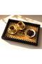 Decorative Lemon Patterned Wooden Presentation Tray – Coffee Serving Tray and Multi-Purpose Presentation Tray (34X24)