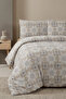 Linevra Cotton Single Fitted Sheet Duvet Cover Set |   Premium Series |   Elastic Fitted Sheet - 2