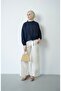 Women's Long Back-Tie Hijab Shirt with Six Drawstrings and Tie-Up at the Back - 2