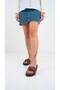 Home Outdoor Anatomical Sole Comfortable Single Buckle Women's Suede Slippers 5cm - 2