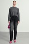 Women's Ribbed Oversize Cut Winter Knitwear Crop Sweater Glc1110 - 5