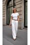 Women's Crew Neck Short Sleeve Bodysuit - 4