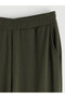 Khaki Elastic Waist Women's Jogger Sweatpants - 6