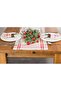 100% Cotton, Machine Washable, Everyday French Stripe Kitchen Table Runner For Dinner Parties, E - 6