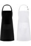 Apron for Men Women, Adjustable Cooking Kitchen Chef Aprons with 2 Pockets, Basic Green Dark,
