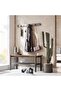 Umbra Flip Wall-Mounted Coat Rack with 5 Hooks – Modern, Space-Saving Storage for Hats, Jackets, Bag - 3