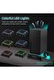 Xbox Series X Fan LED Stand with RGB Light/Adjustable Cooling Function/LED Display/USB 3.0/U - 6