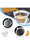 Plastic Mesh Strainers,4 Pcs Nylon Fine Mesh for Kitchen with Handle Double Ear Nylon Mesh Colander - 3