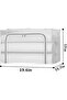 U HOOME Wardrobe Clothes Organizer Box, 2 Pack Large Storage Boxes for Clothes, 66L Foldable Stackab - 5