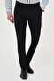 Straight Super Slim Fit Men's Trousers Black - 38383.26Y
