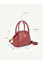 Parma Women's Hand and Shoulder Bag with Zipper Detail and Adjustable Strap - 3