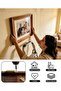 Serrated hook - Picture frame hook - Wall decorative hook - Includes screw - 4 cm long - Gold - 4