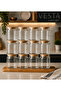 12-Piece Vacuum-Sealed Bamboo Lid Leak-Proof Glass Jar Set - 920 ml - 2