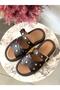 6105 Women's Genuine Leather Slippers - 2