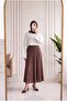 Zeray Wide Sleeve Plain Tunic-Mf1915 White