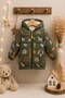 Special Series Cute Animal Figures, Double-Sided Fur, Hooded Winter Children's Coat - 2